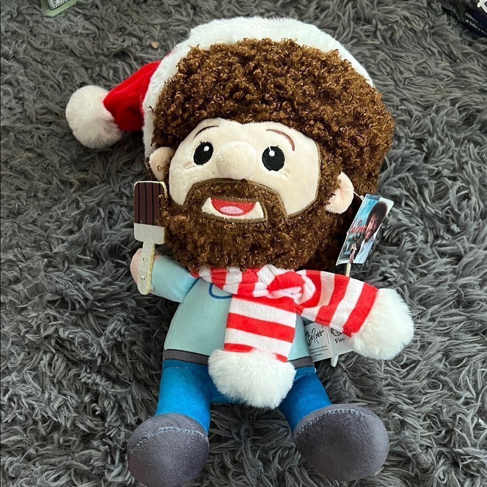 Fiesta Plush Doll with Red and White Scarf